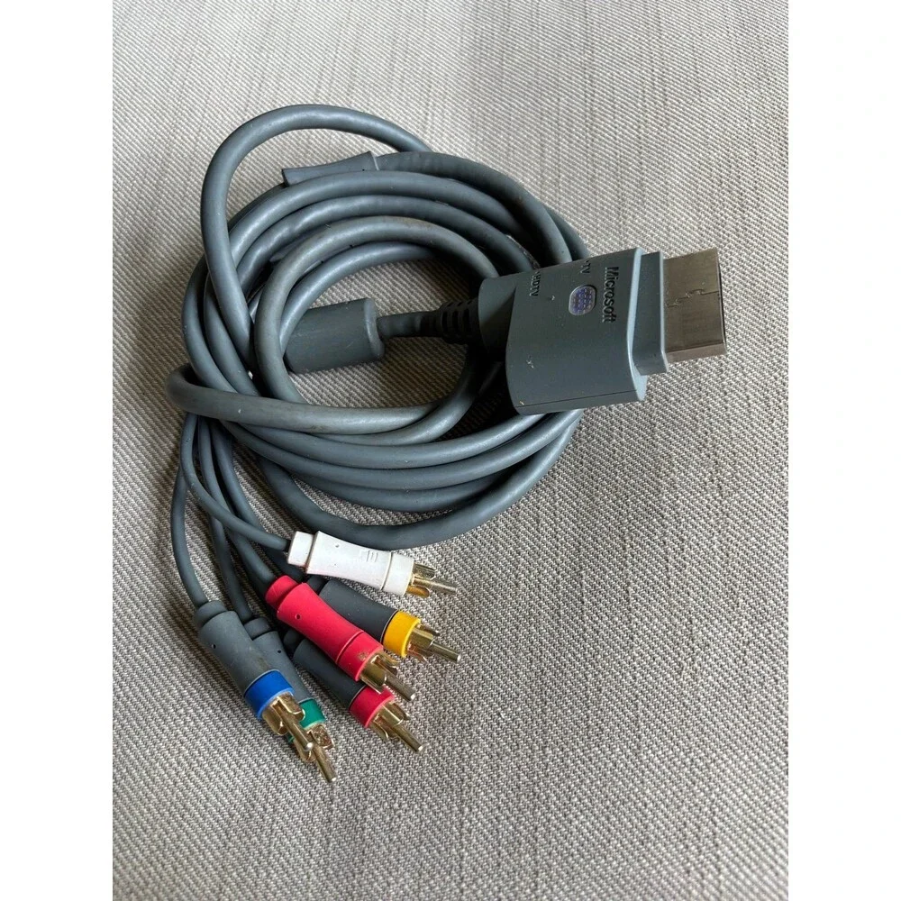Microsoft Xbox AV Cable Cord Component Video RCA